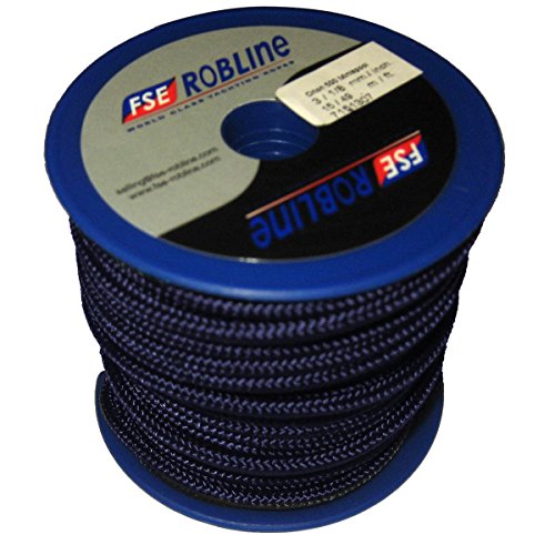 Robline MR-3BLU Orion 500 Double Braid Polyester Rope 3mm x 49.2ft Blue