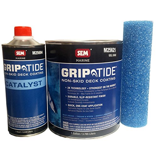 SEM Products M25620 GripTide Non-Skid Deck Coating Kit - Gull Gray