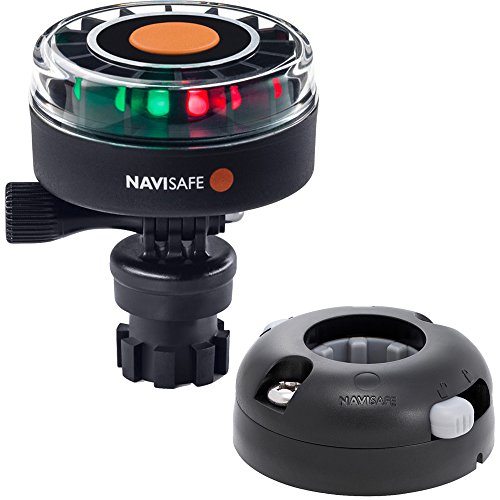 Navisafe 340KIT7 Tricolor 2NM 360 Degree Navilight with Horizontal Mount - Black