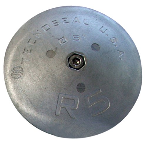 Tecnoseal R5 Rudder Anode Zinc 5 Inch Diameter