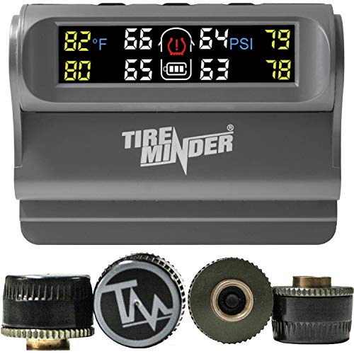 Minder Research TM22139 Solar Powered Trailer TPMS 4 Tire Kit
