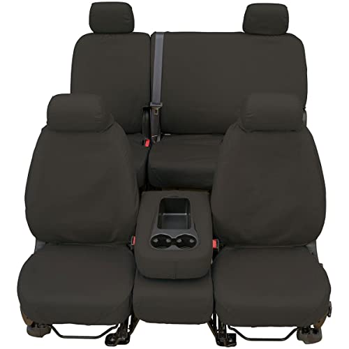 Picture of Covercraft SS8469WFGY Waterproof Polyester SeatSaver Custom Second Row Seat Covers Grey