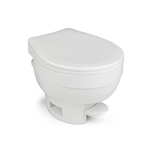 Thetford 31833 Vi Low Profile RV Toilet with Foot Flush, White