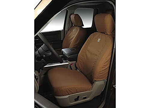 Covercraft SSC3477CABN Carhartt Seatsaver Custom Seat Cover 1st Row 40/20/40 Bench Brown
