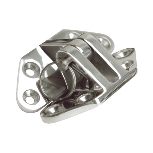 Whitecap Industries 6211C Angled Base Hatch Hinge 3" x 2-1/2" 316 Stainless Steel