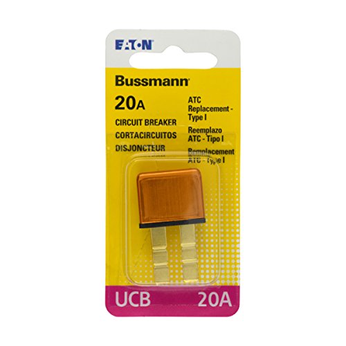 Bussmann BP/UCB20RP 20 Amp Type-I Universal Circuit Breaker with Auto Reset