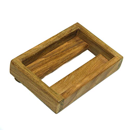 Whitecap Industries 62314 Teak Soap Dish with Plastic Insert