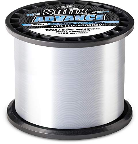 Sufix 679-1030C Advance Fluorocarbon Fishing Line 30lb Clear 1200 Yards