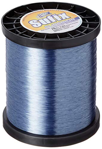 Sufix 647-930 Superior Spool Size Fishing Line (smoke Blue, 30-Pound)