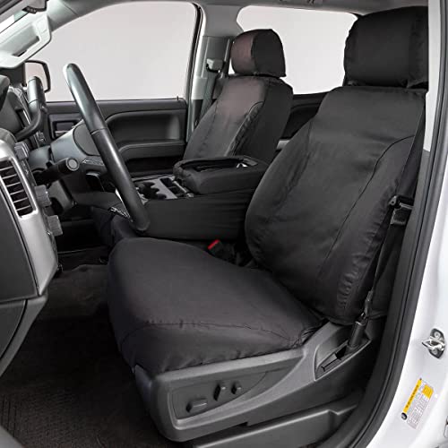 Picture of Covercraft SS3465PCCH Polycotton Custom Seat Cover Front Row Charcoal