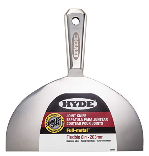 Hyde Tools 06888 8" Flexible Stainless Steel Joint Knife with Hammer Head