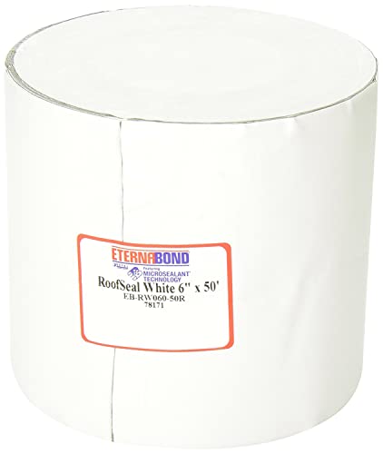 Eterna Bond 730604-11253 RoofSeal White 6" x 50' MicroSealant Roof Repair Tape