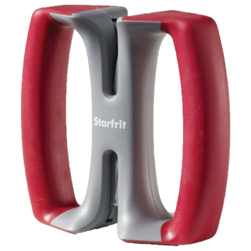 Starfrit USA 092046-006-ORED Butterfly Knife Sharpener Red 2-Stage Manual