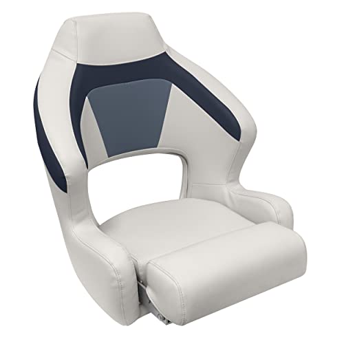 Wise Seating BM3338986 Premier Pontoon Bucket XL Seat with Flip-Up Bolster