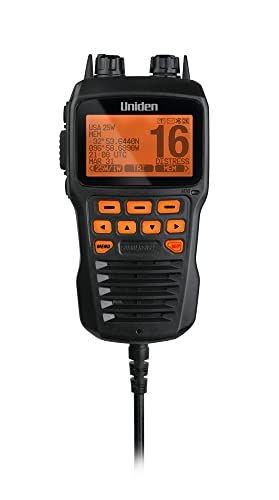 Uniden UMRMICBK Remote Microphone for UM725 VHF Marine Radio - Black