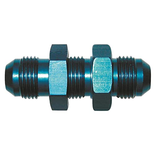 SPEEDFX 560332BK -3AN Straight Bulkhead Fitting with Flare