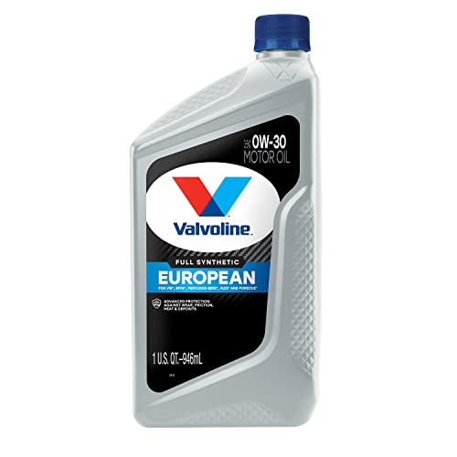 Valvoline 893931 European Formula Full Synthetic Motor Oil 0W-30