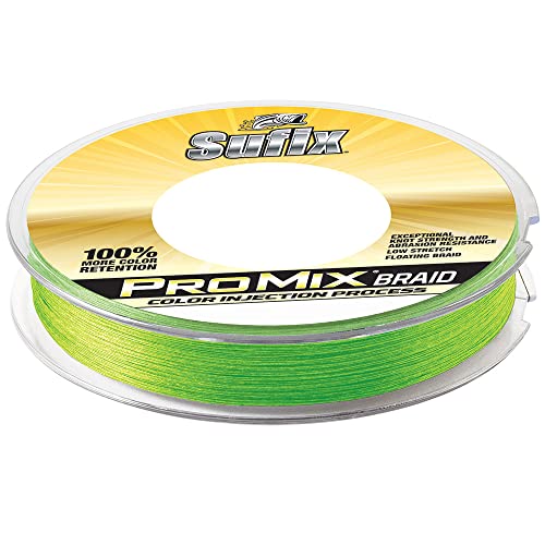 Sufix 630-120L Sufix PROMIX BRAID 20LB 300YDS NEON LIME