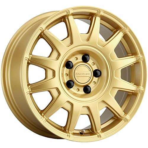 Raceline Wheels 401GD-78012+40 Aero Gloss Gold Wheel 17x8 5x114.3 +40mm Offset