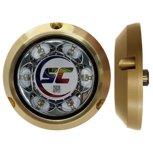 Shadow-Caster SC3-CC-BZSM LED Underwater Light Bronze Surface Mount 3000 Lumens Color Changing