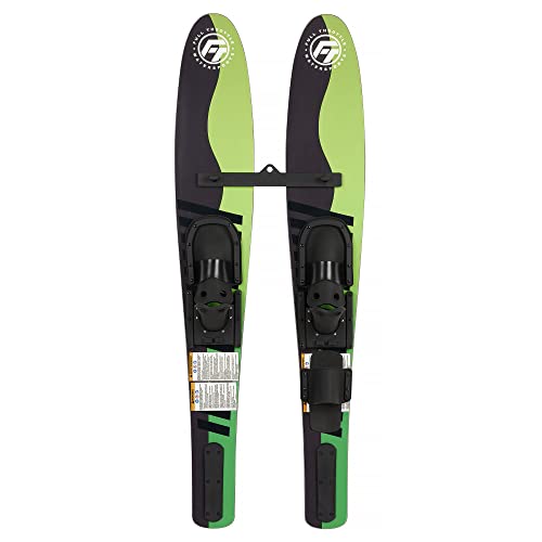 Full Throttle 33010040099922 Shaped Junior Combo Waterskis 54" Green
