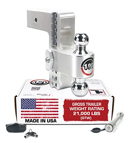 Picture of Weigh Safe CTB8-3-KA Adjustable Ball Mount Drop Receiver GTW - 8 3 21K