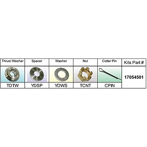 Solas 17054501 Propeller Hardware Kit for Nissan/Tohatsu Outboards Type D