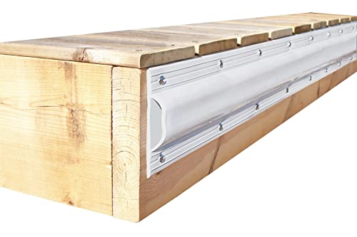 Dock Edge DE1010F Universal Profile Dock Bumper 25' Roll, White