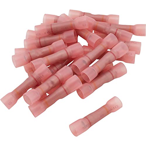 Pico Wiring 2295GT Heat Shrink Butt Connector 12-10 AWG 25-Pack
