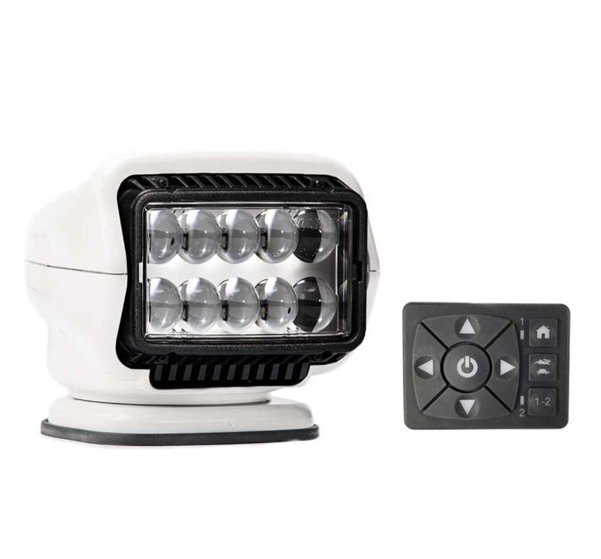 Golight 30204ST Stryker ST LED Searchlight Hard Wired Dash Remote White