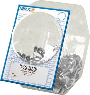 Sea-Dog Line 1515805 3-1/4 Inch Stainless Steel Snap Hook
