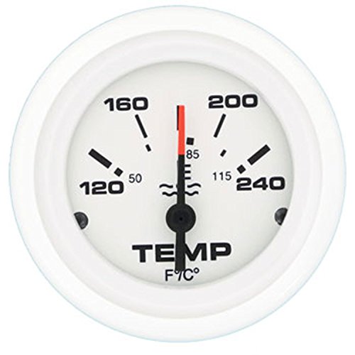 Sierra 68376P Arctic Gauge Water Temperature Gauge White