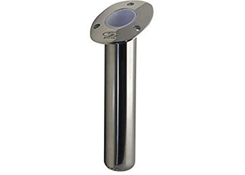 C.E. Smith 53672CA 70 Series 30 Degree Flush Mount Rod Holder Cast Stainless Steel