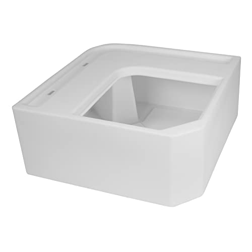 Wise Seating 8WD133-1B-204 Deluxe Series Pontoon Radius Corner Seat Base, White