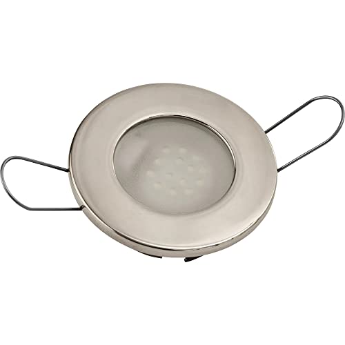 Sea-Dog Line 404232-3 LED Overhead Light - Brushed Finish - 60 Lumens - Frosted Lens - Stamped 304 Stainless Steel