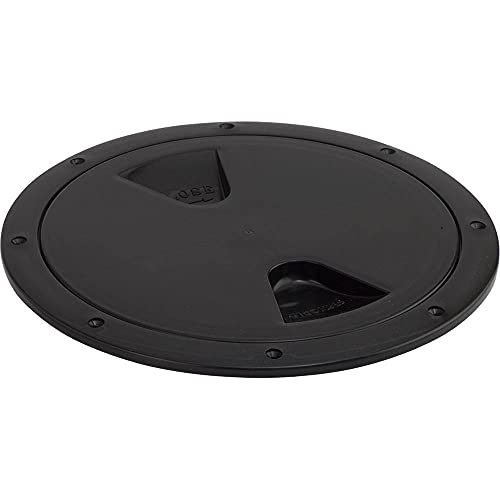 Sea-Dog Line 335765-1 Screw-Out Deck Plate - Black - 6"