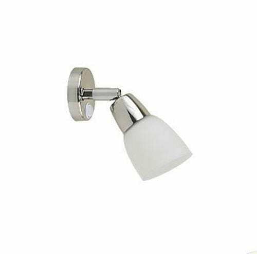 Scandvik 41365P LED Reading Light Stainless Steel Frosted Glass 10-30V