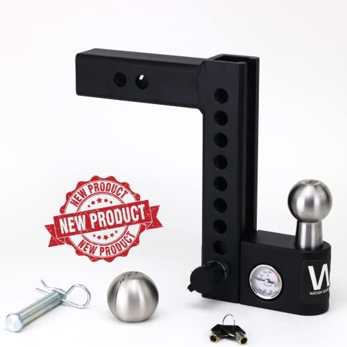 Picture of Weigh Safe AWS8-2 Adjustable Ball Mount with Built-In Scale Drop Receiver - 8 2
