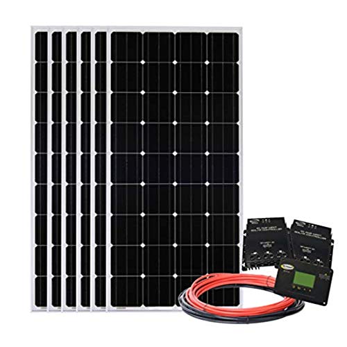 Go Power 83312 Solar All-Electric 1140-Watt 6-Panel Solar Charging Kit