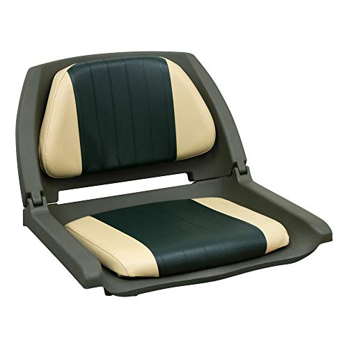 Wise Seating 8WD139LS-011 Molded Fishing Boat Seat with Marine Grade Cushion