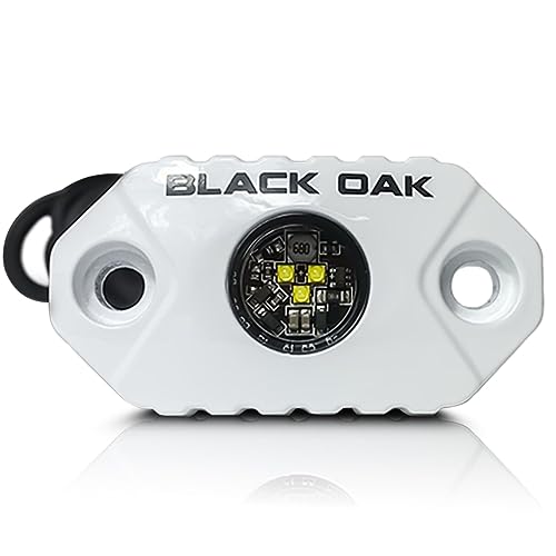 Black Oak LED MAL-B Marine Accent Light Blue LED White Housing