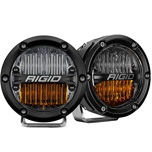 RIGID Industries 36122 360-Series 4" SAE Fog Light Yellow/White Pair