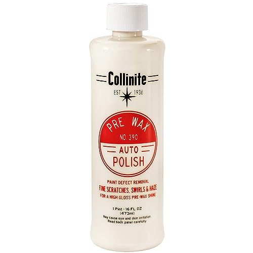Collinite 390 Pre-Wax Auto Polish 16 oz - Clear Coat Safe Micro Abrasive