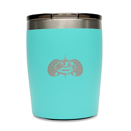 Toadfish 1075 Non-Tipping 10oz Insulated Rocks Tumbler with SmartGrip Technology - Teal