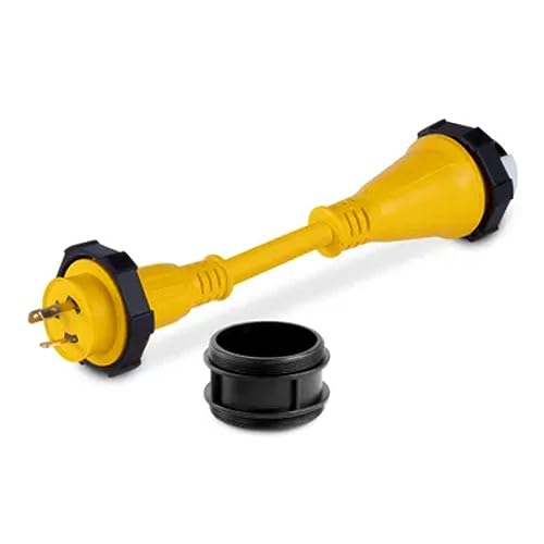 Sierra AC12500 Marine Pigtail Adapter 30A to 50A 125V 12-Inch