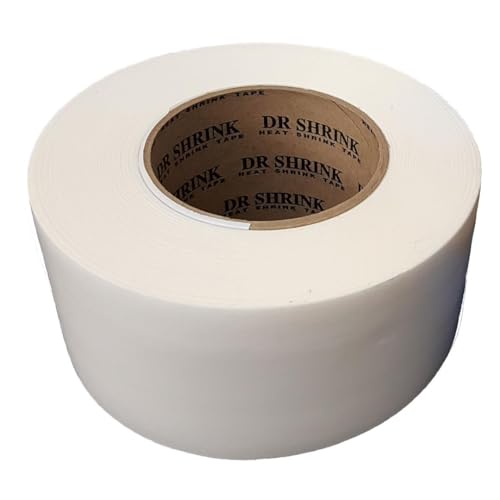Dr. Shrink DS703W 3 Inch x 180 Feet White Heat Shrink Tape