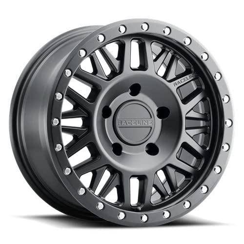 Picture of Raceline Wheels 951B-79050-12 Ryno Satin Black Wheel Offset - 17x9 5x127 12mm
