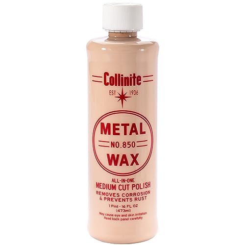 Collinite 850-16OZ Metal Wax Polish - 16 oz Medium Cut Restorer