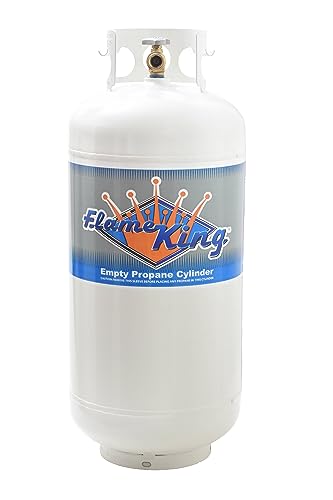 Flame King YSN401 40 lb DOT Portable LP Propane Cylinder with OPD Valve