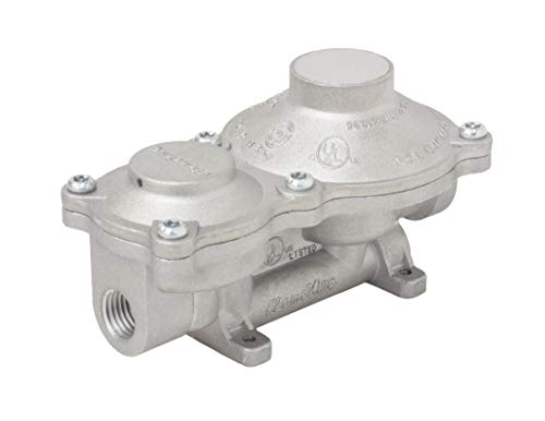 Flame King G2R150B 2-Stage Propane Regulator Vertical Compact RV Camper